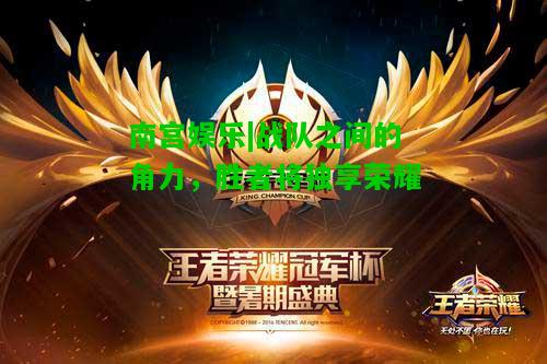 战队之间的角力，胜者将独享荣耀